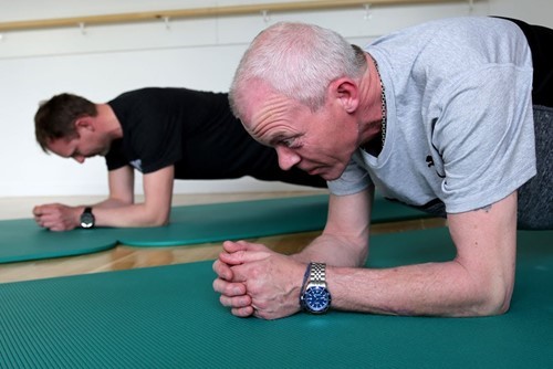 Planken, mænd yoga